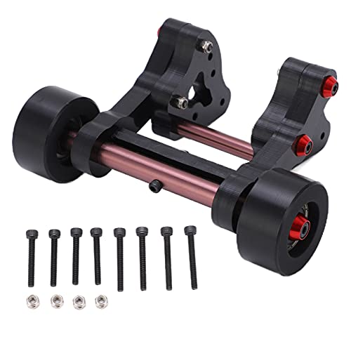EVTSCAN RC -Radleglegierung Plastikwiderstand 1/8 Autozubehör Arrma Kraton Ausgestoßener (Black) von EVTSCAN