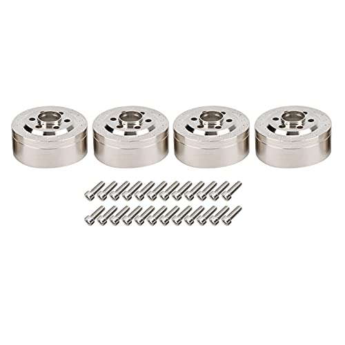 EVTSCAN RC-Radnaben-Gegengewicht aus Edelstahl, hoher Simulationsgrad, stabile Handhabung für 4/SCX10 1/10 RC-Auto (Width 15mm Weight 82g) von EVTSCAN