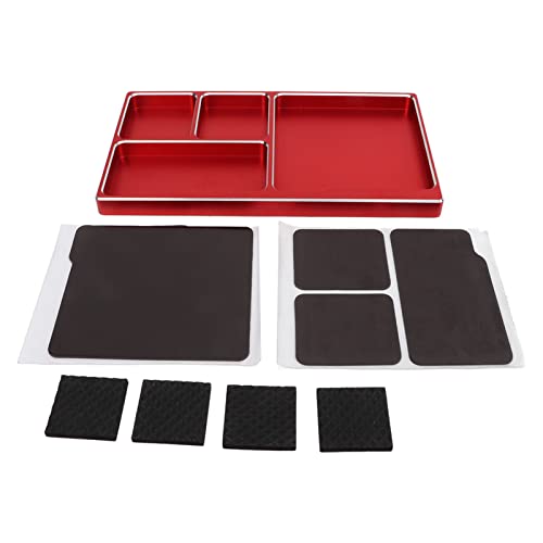 EVTSCAN RC -Schraubenschale Aluminiumlegierung Magnetpad Wartung Außenwerkzeug für RC -Fahrzeugflugzeuge (Red) von EVTSCAN