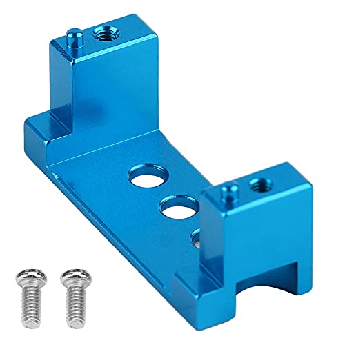EVTSCAN RC -Servo -Fixiermontage Aluminiumlegierung Lenkung für Lenkschmecks Sitz Wltoys 144001 RC -Auto (Blue) von EVTSCAN