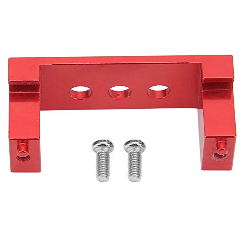 EVTSCAN RC -Servo -Fixiermontage Aluminiumlegierung Lenkung für Lenkschmecks Sitz Wltoys 144001 RC -Auto (Red) von EVTSCAN