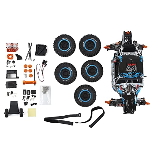 EVTSCAN RC Simulation Electric 4WD Off Straßenauto Strong Grip Hochgeschwindigkeits -LKW -Modell für Jugendliche Erwachsene tarnen Blau von EVTSCAN