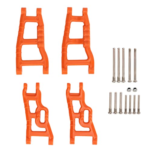 EVTSCAN RC Suspension Arm Kit stark für Rustler Stampede Slash 1/10 2WD RC -Autos (Orange) von EVTSCAN