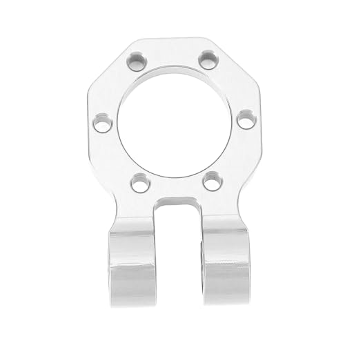 EVTSCAN RC Trailer Hook Aluminiumlegierung einstellbare Stoßfänger Universal für RC -Crawler (Silver) von EVTSCAN