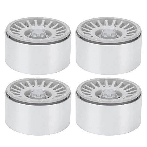 EVTSCAN RC Wheel Hub CNC Metall 1/8 1/10 Crawler Wheel Hub -Accessoire für RC -Auto (Silver) von EVTSCAN