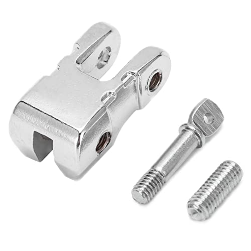 EVTSCAN RC Winch Hook Metall Tow Model Vehicle Accessoire 1/10 RC -Auto für SCX10 Redcat (Silver) von EVTSCAN
