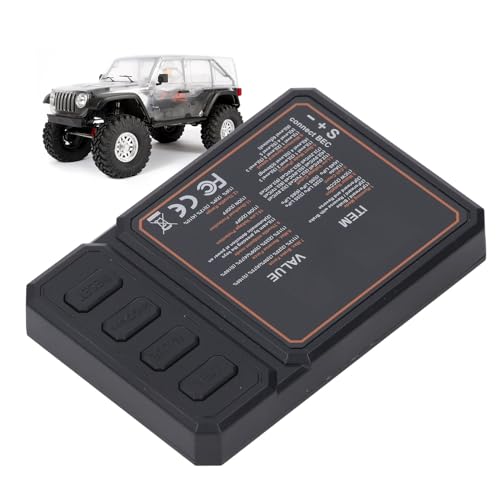 EVTSCAN RC bürstenloser ESC -Programmierkarten benutzerfreundlich bequem, um eine robuste Materialvergrößerung für axiale SCX10 MST -RC -Boote 50 bis 150A Elektronische von EVTSCAN
