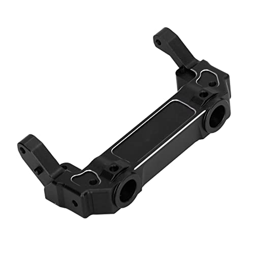 EVTSCAN RC vordere Stoßstangenhalterung Alle Metallstruktur hohe Härte RC Stoßfängermontage für axiales scx6 1/6 RC -Fahrzeug (Black) von EVTSCAN