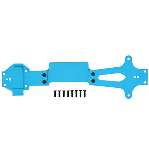 EVTSCAN Second Floor Board RC Ersatzteile Zubehör Wltoys 144001 1/14 RC -Auto Hochwertiges Aluminiumlegierungsmaterial in 2 Farben, stabil zu (Blue) von EVTSCAN