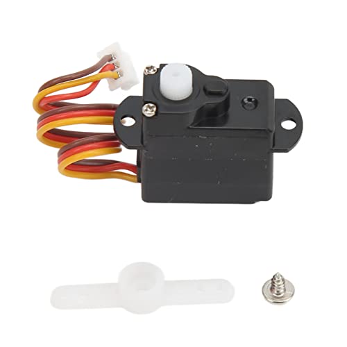 EVTSCAN Servo Servo Schwarz RC Flugzeug Ersatz lenkung Servo für WLtoys XK 50 60 Kunststoff von EVTSCAN