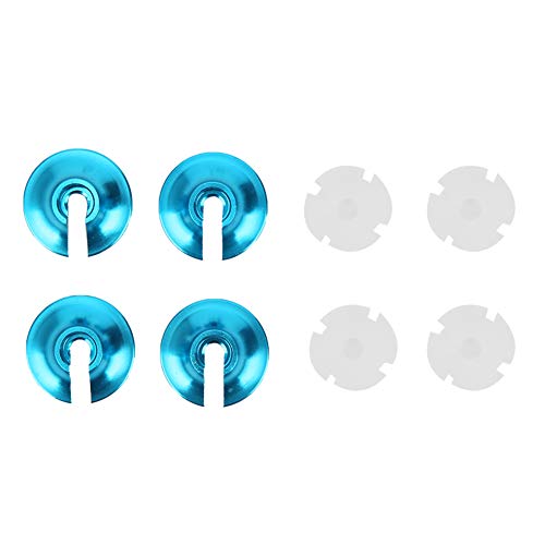 EVTSCAN Spring -Retainer Kolbenköpfe Upgrade Accessoire TRXXAS Slash 2WD RC Car High Strength Stylish Look (B Blue) von EVTSCAN