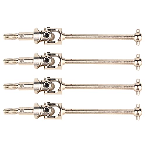 EVTSCAN Stahl CVD -Antriebswellenübertragungsachse 4PCs für HSP 94123/94108/94102 1/10 RC -Auto (Silver) von EVTSCAN