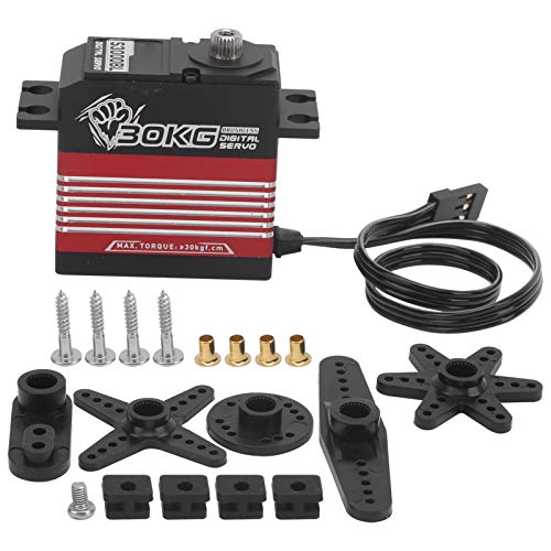 EVTSCAN Surpass-Hobby S3000BL 30 kg digitales servo bürstenloser Motorrad-Metallgetriebe Große Torsion für 1/8 Automodell EVTSCAN Surpass-Hobby S3000BL 30 kg digitales servo bürstenloser Motorrad-Metallgetriebe Große Torsion für 1/8 Automodell von EVTSCAN