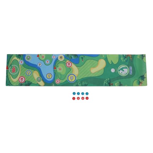 EVTSCAN Tisch Curling Ball Interactive Puzzle Multiplayer -Spiel für tragbare familiäre Stahl ohne Gewehrte (Golf) von EVTSCAN