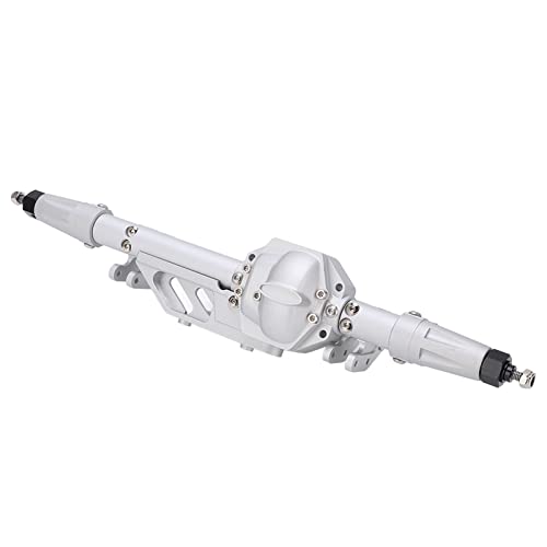 EVTSCAN Universal CNC Metall Aluminiumlegierung Hinterachse für axiale Wraith RC Car Hochfestigkeit Easy Installation Aktualisierung Zubehör Starke Kompatibilität (Silber) von EVTSCAN