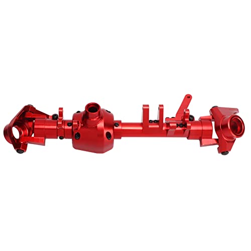 EVTSCAN Vorderachse Häuser Aluminiumlegierung Fahrzeug Achsenschalen -RC -Zubehör für axial 1/6 SCX6 (Red) von EVTSCAN