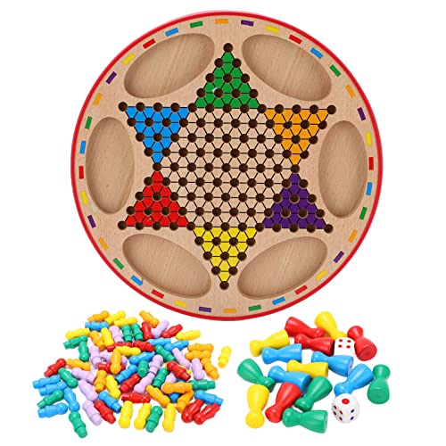 Holz 2 in 1 Checkern fliegen Schach sichere Bildungsinteraktion Puzzle Kinderspielzeug für Familie Holz 2 in 1 Checkern fliegen Schach sichere Bildungsinteraktion Puzzle Kinderspielzeug für Familie von EVTSCAN