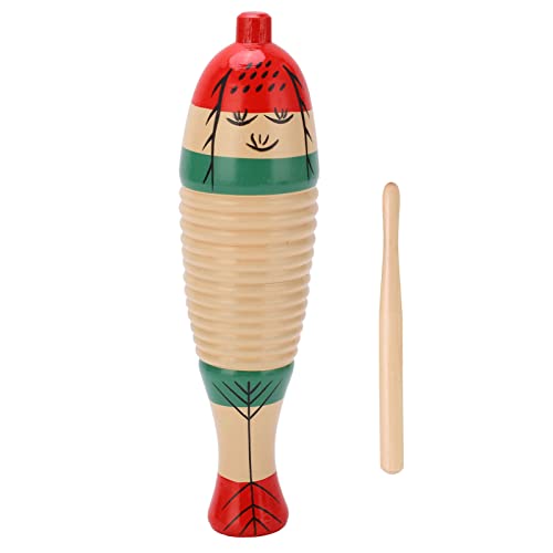 Holzfisch -Trommelstangen Percussion Toy Bildung Baby Instrument von EVTSCAN