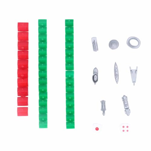 Hotelspiel Ersatzstücke Plastikhäuser Stück Supplement Accessoires Brettspiel Set für EIN engagiertes Spiel von EVTSCAN