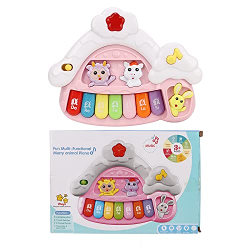 Kids Electronic Piano Toy Toy 7 Tasten Tastatur Prettes Design für Kindermusikausbildung Pink White Kids Electronic Piano Toy Toy 7 Tasten Tastatur Prettes Design für Kindermusikausbildung Pink White von EVTSCAN