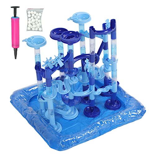 Marmor Run Sets Trichter Folie Wasserspiel Maze Ball Track Bausteine für Kinder Blau Marmor Run Sets Trichter Folie Wasserspiel Maze Ball Track Bausteine für Kinder Blau von EVTSCAN