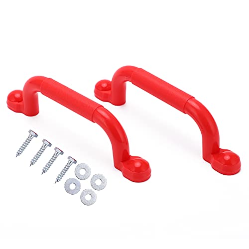 Nonslip Grab Griffe Montage Hardware Kits Kinderklettern Brame Swing Toy (Red) von EVTSCAN