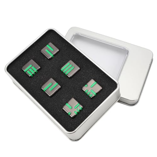 Polyedrale Metallwürfel -Brettspiel für Rollenspiele Zinklegierung Material mit Speichergehäuse Polyedrale Metallwürfel -Brettspiel für Rollenspiele Zinklegierung Material mit Speichergehäuse von EVTSCAN