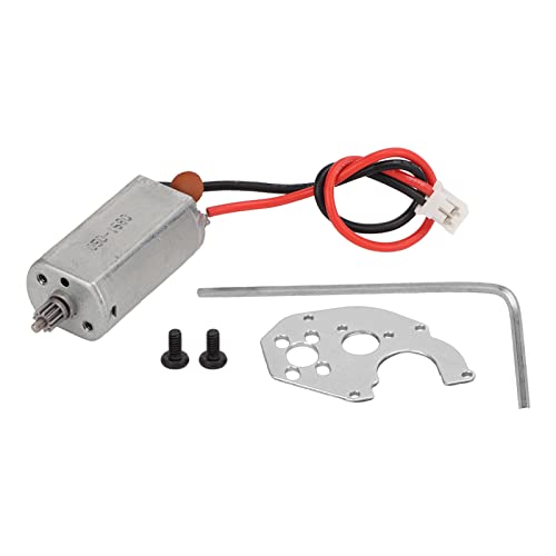 RC -Motor stabiler haltbarer Metall niedriger Reibung niedriger Rausch hoher Genauigkeit SCX24 Bürstenmotor für 1/24 RC -Auto (Silber) von EVTSCAN