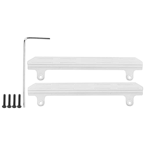 RC -Pedal -Aluminium -Legierungs -Pedalplatten -Ersatzsimulation Upgrade für Jimny 1/16 RC -Auto (Silver) von EVTSCAN
