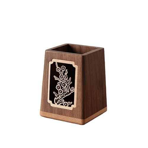 EVZSDOTYE Massiver Stifthalter aus Holz, chinesischer Organizer(1) von EVZSDOTYE