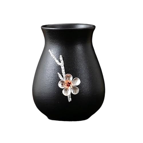EVZSDOTYE Organizer-Eimer, Pinselhalter-Eimer, Blumenarrangement, chinesisches Teezeremonie-Zubehör, Keramik, weißes Porzellan, Ru-Brennofen, Brennofen(5) von EVZSDOTYE