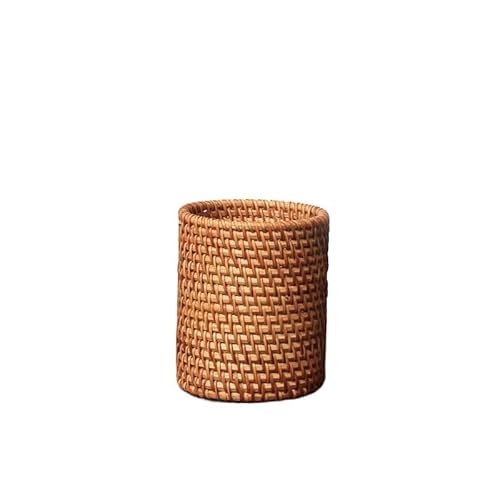 EVZSDOTYE Rattan-Teedose, Stroh, Bambus, Holz, Organizer for Teezeremonie-Zubehör, Tee-Clip, Teeschaufel-Organizer, Bürstenhalter(10) von EVZSDOTYE