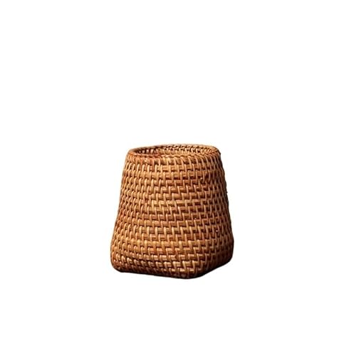 EVZSDOTYE Rattan-Teedose, Stroh, Bambus, Holz, Organizer for Teezeremonie-Zubehör, Tee-Clip, Teeschaufel-Organizer, Bürstenhalter(12) von EVZSDOTYE