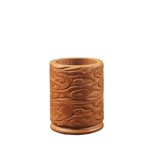 EVZSDOTYE Rattan-Teedose, Stroh, Bambus, Holz, Organizer for Teezeremonie-Zubehör, Tee-Clip, Teeschaufel-Organizer, Bürstenhalter(4) von EVZSDOTYE