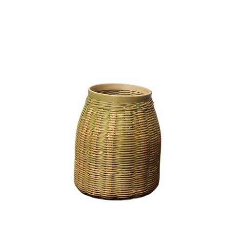 EVZSDOTYE Rattan-Teedose, Stroh, Bambus, Holz, Organizer for Teezeremonie-Zubehör, Tee-Clip, Teeschaufel-Organizer, Bürstenhalter(9) von EVZSDOTYE