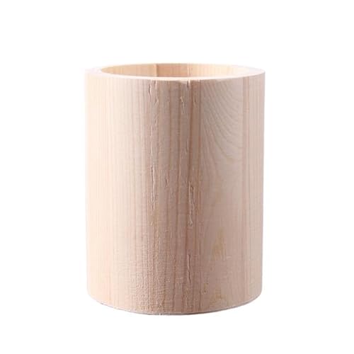 EVZSDOTYE Stifthalter, handgefertigtes DIY-Materialpaket, Blumenherstellung, halbfertiges Hanfseilweben, Büro-Desktop-Aufbewahrung, kreatives Geschenk(Round Pen Holder) von EVZSDOTYE