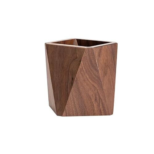 EVZSDOTYE Stifthalter aus Holz, kreativer Organizer aus Massivholz, Büro-Desktop-Ornamente, Stifthalter, Premium-Lichtgefühl, Luxus(2) von EVZSDOTYE