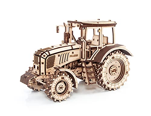EWA Eco-Wood-Art - 3D-Holzpuzzle für Jugendliche und Erwachsene - Traktor BELARUS-2022 - DIY-Bausatz, Selbstmontage, kein Kleber erforderlich - 342 Stück, Tractor BELARUS-2022, Natürlich EWA Eco-Wood-Art - 3D-Holzpuzzle für Jugendliche und Erwachsene - Traktor BELARUS-2022 - DIY-Bausatz, Selbstmontage, kein Kleber erforderlich - 342 Stück, Tractor BELARUS-2022, Natürlich von EWA Eco-Wood-Art