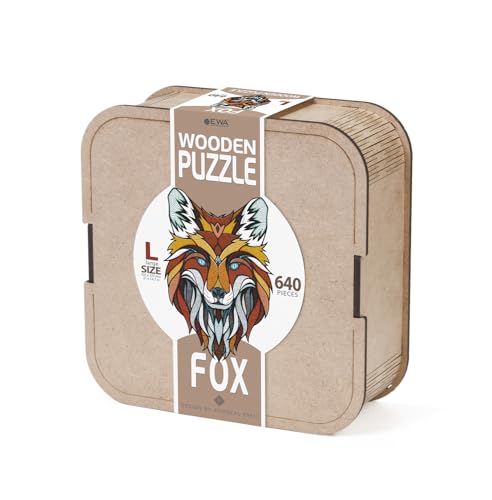 EWA Eco-Wood-Art - Fuchs L Holzkiste - Farbige Holzpuzzle für Jugendliche und Erwachsene - DIY-Bausatz, Selbstmontage, kein Kleber erforderlich - 640 Stück, Vielfarbig EWA Eco-Wood-Art - Fuchs L Holzkiste - Farbige Holzpuzzle für Jugendliche und Erwachsene - DIY-Bausatz, Selbstmontage, kein Kleber erforderlich - 640 Stück, Vielfarbig von EWA Eco-Wood-Art