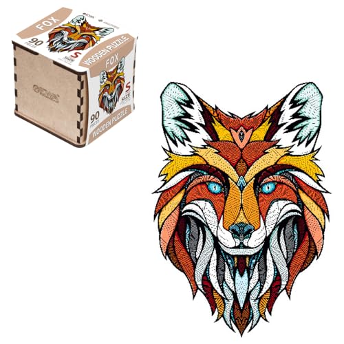 EWA Eco-Wood-Art - Fuchs S Holzkiste - Farbige Holzpuzzle für Jugendliche und Erwachsene - DIY-Bausatz, Selbstmontage, kein Kleber erforderlich - 90 Stück, Vielfarbig EWA Eco-Wood-Art - Fuchs S Holzkiste - Farbige Holzpuzzle für Jugendliche und Erwachsene - DIY-Bausatz, Selbstmontage, kein Kleber erforderlich - 90 Stück, Vielfarbig von EWA Eco-Wood-Art