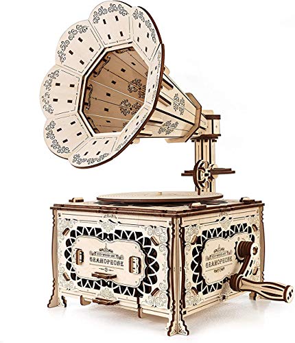 Eco Wood Art Grammophon von EWA Eco-Wood-Art