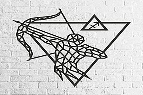 EWA Eco-Wood-Art - Holzpuzzles für Interieur und Design - Polygonales Puzzle Sternzeichen:Schütze - Souvenir, Geschenk, Küche, Wohnkultur, Interieur - 272 Stück von EWA Eco-Wood-Art