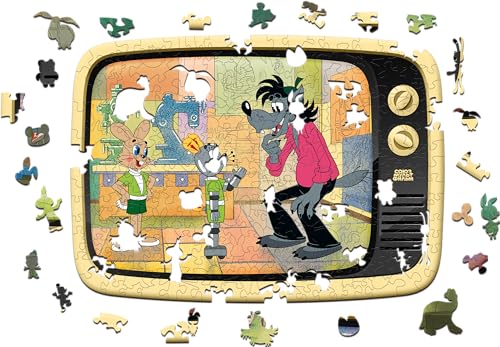 EWA Eco-Wood-Art - SOYUZMULTFILM Puzzle:I'll Get You! - Farbige Klassisch Holzpuzzle für Jugendliche und Erwachsene, 14+ - 310 Stück EWA Eco-Wood-Art - SOYUZMULTFILM Puzzle:I'll Get You! - Farbige Klassisch Holzpuzzle für Jugendliche und Erwachsene, 14+ - 310 Stück von EWA Eco-Wood-Art