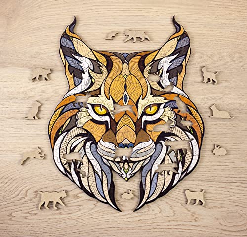 EWA Eco-Wood-Art - LUCHS L Holzkiste - Farbige Holzpuzzle für Jugendliche und Erwachsene - DIY-Bausatz, Selbstmontage, kein Kleber erforderlich - 580 Stück EWA Eco-Wood-Art - LUCHS L Holzkiste - Farbige Holzpuzzle für Jugendliche und Erwachsene - DIY-Bausatz, Selbstmontage, kein Kleber erforderlich - 580 Stück von EWA Eco-Wood-Art