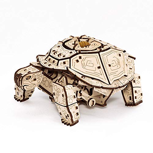EWA Eco-Wood-Art Turtle 3D Holzpuzzle für Jugendliche und Erwachsene-Mechanisches Schildkröte Modell-DIY-Bausatz, Selbstmontage, kein Kleber erforderlich-269 Stück, Natürlich EWA Eco-Wood-Art Turtle 3D Holzpuzzle für Jugendliche und Erwachsene-Mechanisches Schildkröte Modell-DIY-Bausatz, Selbstmontage, kein Kleber erforderlich-269 Stück, Natürlich von EWA Eco-Wood-Art