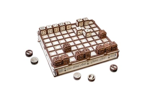 EWA EcoWoodArt 3D Holzpuzzle für Jugendliche und Erwachsene - Mechanisches Brettspielset-Modell - DIY-Bausatz, Schach, Dame, Würfel, Selbstmontage, kein Klebstoff erforderlich EWA EcoWoodArt 3D Holzpuzzle für Jugendliche und Erwachsene - Mechanisches Brettspielset-Modell - DIY-Bausatz, Schach, Dame, Würfel, Selbstmontage, kein Klebstoff erforderlich von EWA Eco-Wood-Art