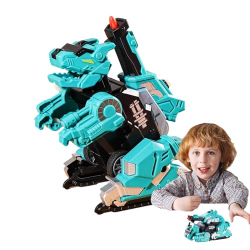 EWFAS Verwandelndes Dinosaurierauto - 2-in-1-Transformationsspielzeug,Kleinkindspielzeug für Kinder ab 3 Jahren, Weihnachtsgeburtstagsgeschenke, Lernspielzeug, Dinosaurierfiguren von EWFAS