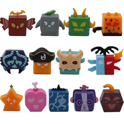 EWHO 2–2,5 cm große Teufelsfrucht-Figuren – Q-Version, Puppenmodelle, Kuchen-Backdekorationen, 13 Stile von EWHO