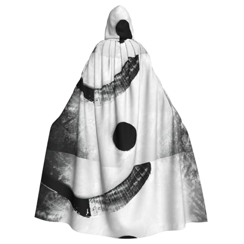 EWQrtyy Eishockey-Umhang mit Kunstdruck, Erwachsenen-Halloween-Kapuzenumhang für Kostümpartys, Karnevalsparty-Zubehör mit großer Kapuze EWQrtyy Eishockey-Umhang mit Kunstdruck, Erwachsenen-Halloween-Kapuzenumhang für Kostümpartys, Karnevalsparty-Zubehör mit großer Kapuze von EWQrtyy