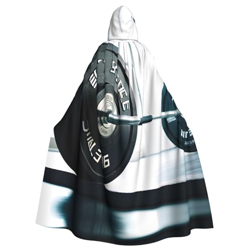 EWQrtyy Gewichtheber-Sport-Umhang, Erwachsenen-Halloween-Kapuzenumhang für Kostümpartys, Karneval, Partyzubehör mit großer Kapuze EWQrtyy Gewichtheber-Sport-Umhang, Erwachsenen-Halloween-Kapuzenumhang für Kostümpartys, Karneval, Partyzubehör mit großer Kapuze von EWQrtyy